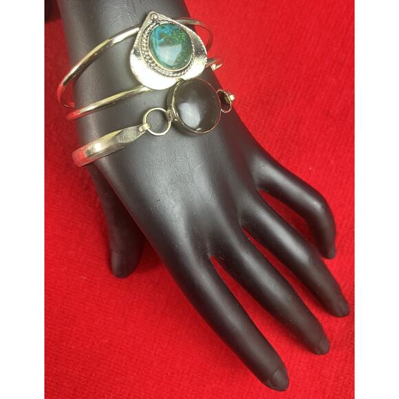 08 Pieces Peruvian Semi-precious Stone Bracelets from Perú NEW - Picture 3 of 6